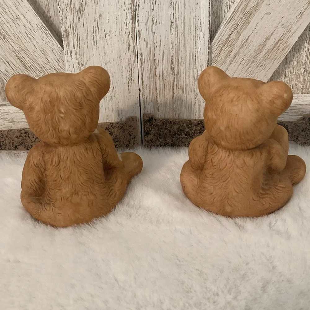 Homco Christmas Bear Figurines